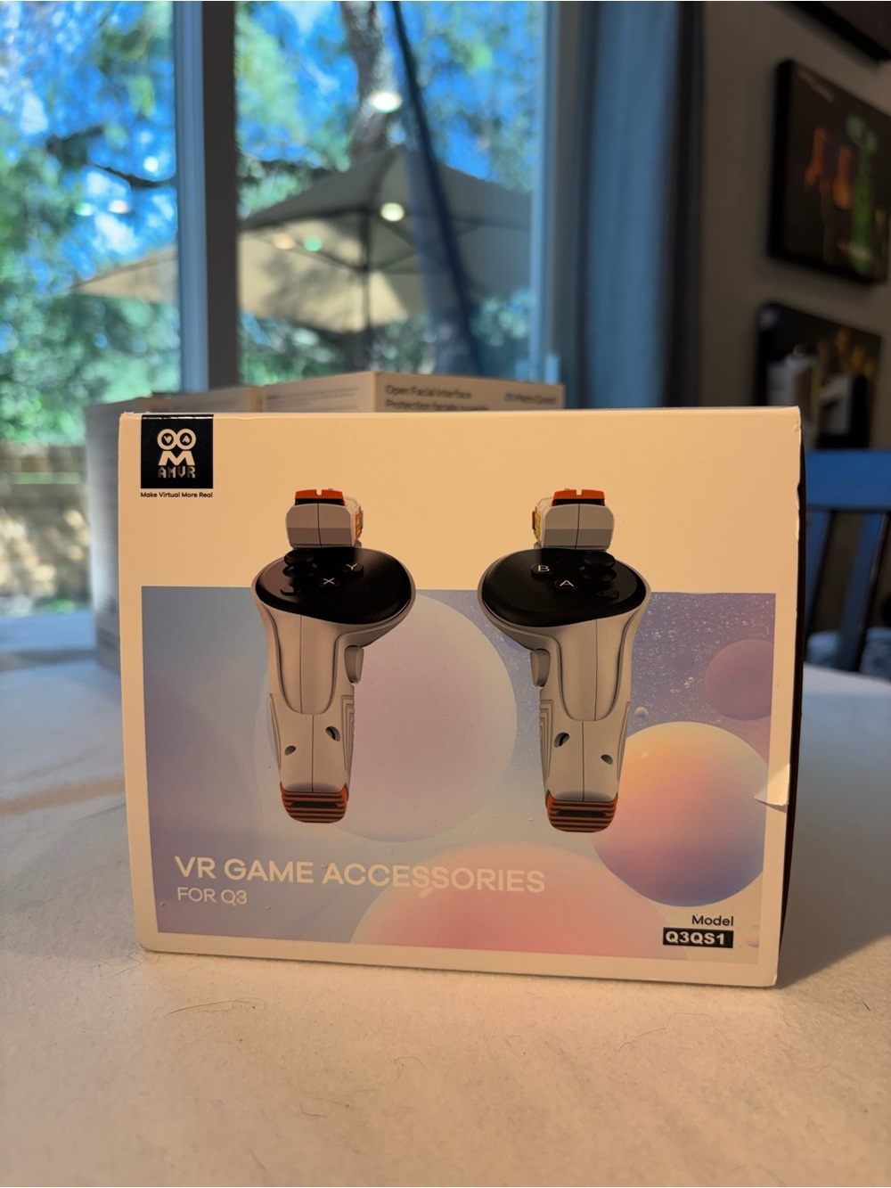 QS1 VR Game Controller Components for Q3 - White and Orange - New in Box